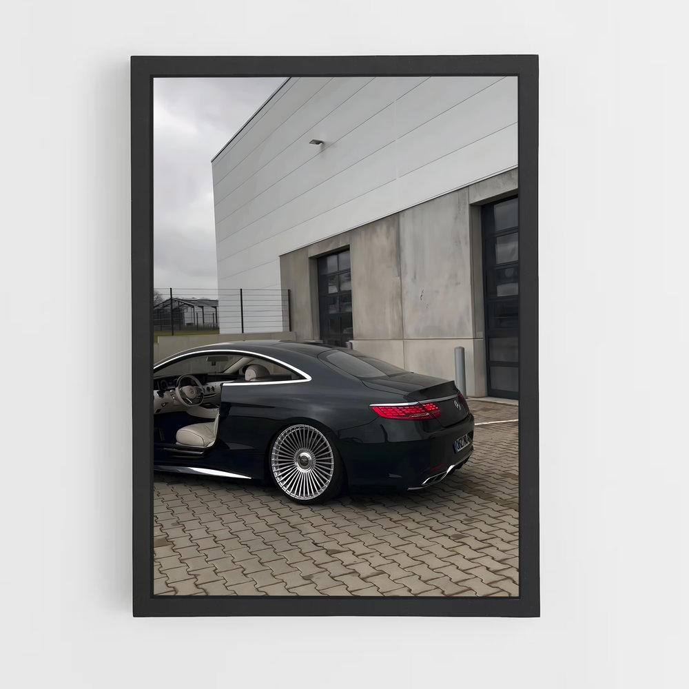 Poster élégant S amg coupe – affiche Mercedes (vue 2)